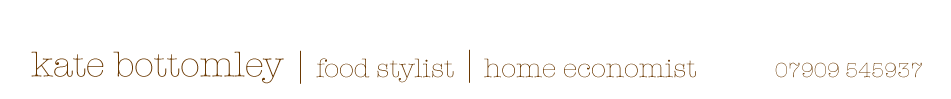 kate bottomley | home economist